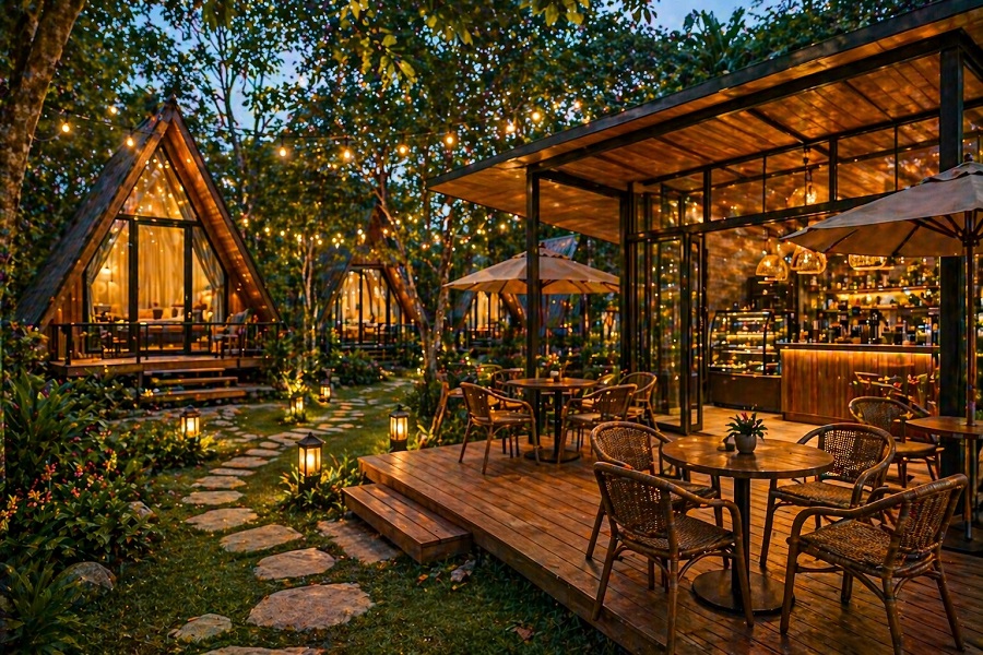 Bungalow kết hợp cafe chill