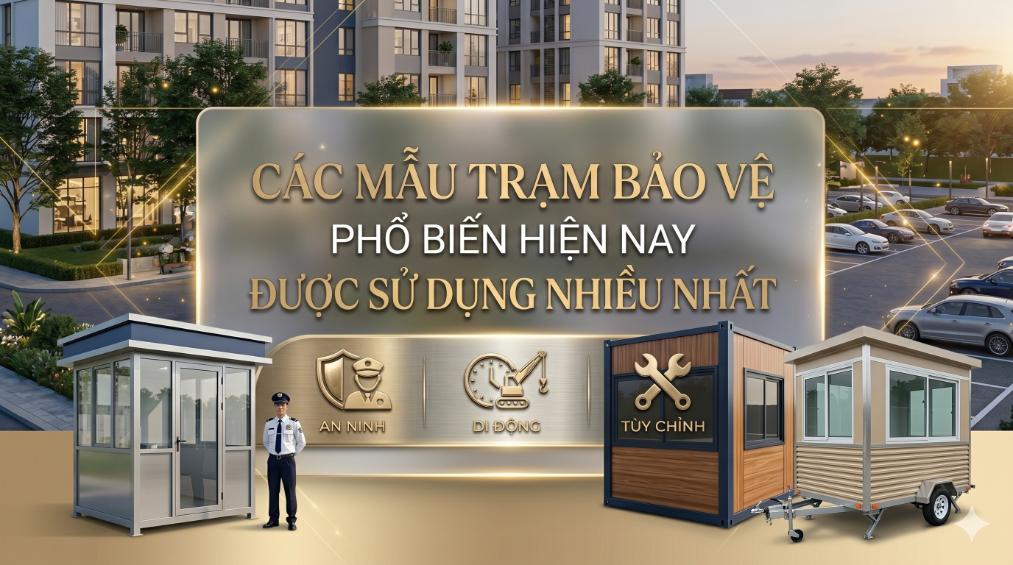 Các mẫu trạm bảo vệ phổ biến hiện nay được sử dụng nhiều nhất