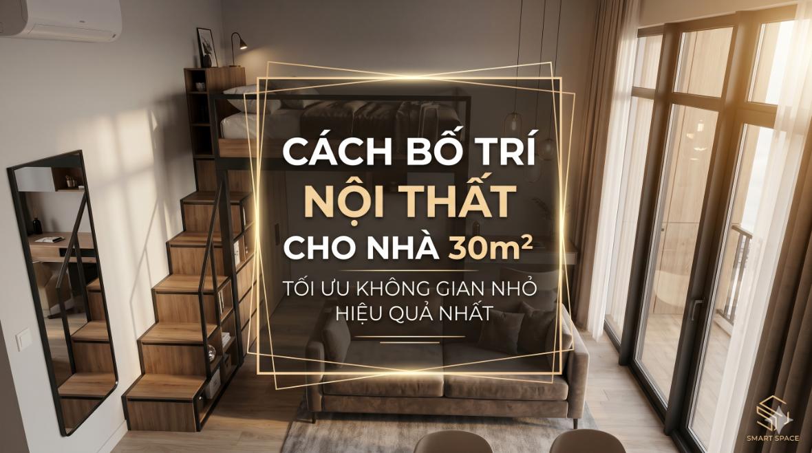 Cách Bố Trí Nội Thất Cho Nhà 30m²: Tối Ưu Không Gian Nhỏ Hiệu Quả Nhất