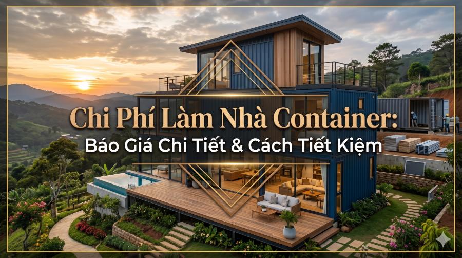 Chi Phí Làm Nhà Container: Báo Giá Chi Tiết & Cách Tiết Kiệm
