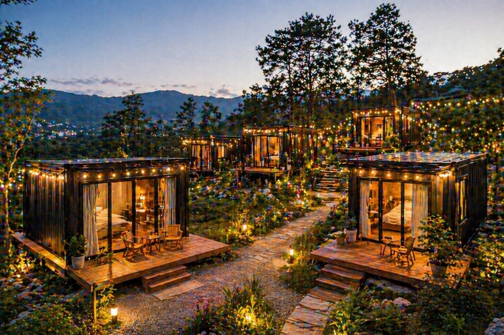 Container resort mini (combo nhiều căn)