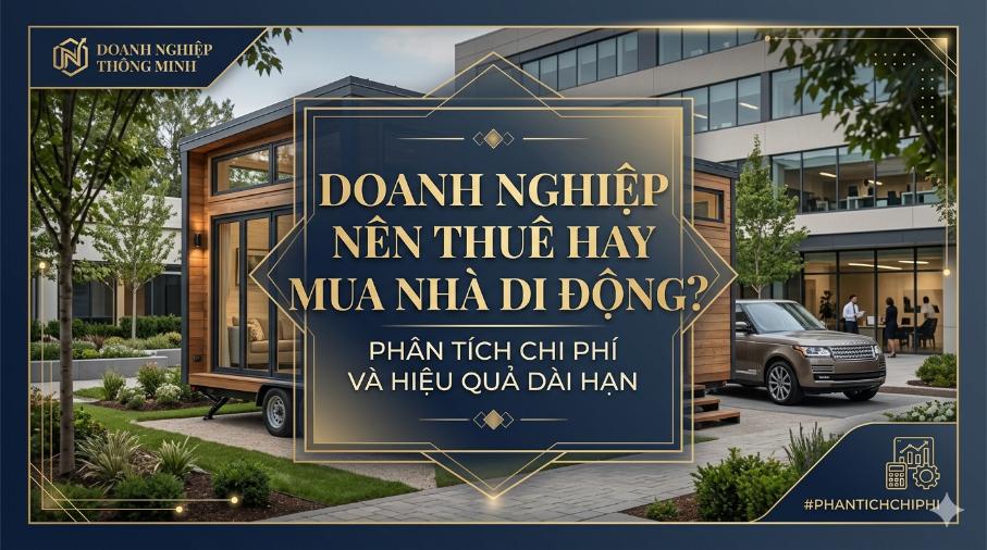 Doanh nghiệp nên thuê hay mua nhà di động? phân tích chi phí và hiệu quả dài hạn
