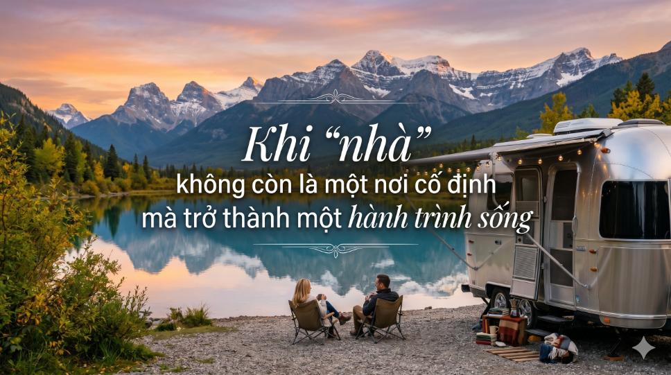 Khi “nhà” không còn là một nơi cố định mà trở thành một hành trình sống
