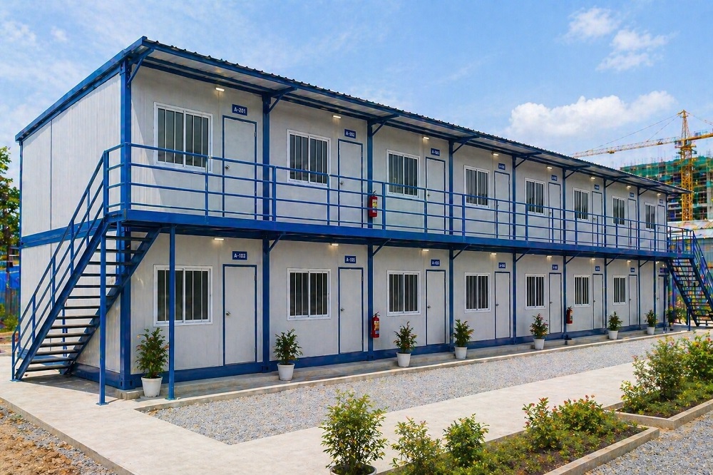 Nhà lắp ghép 2 tầng