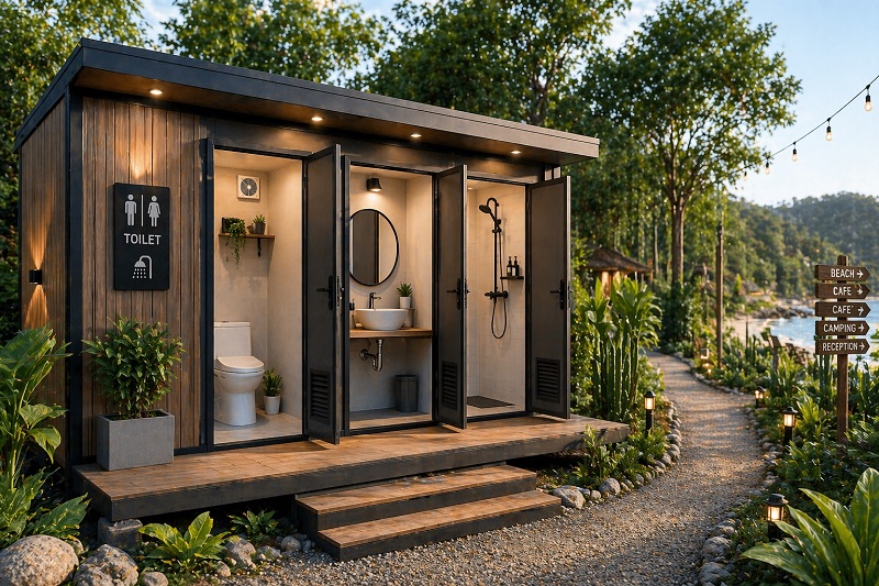 Nhà vệ sinh di động cho khu du lịch