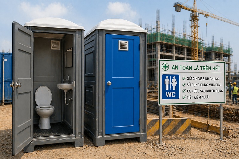 Nhà vệ sinh di động công trường