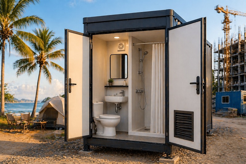 Nhà vệ sinh di động kết hợp tắm