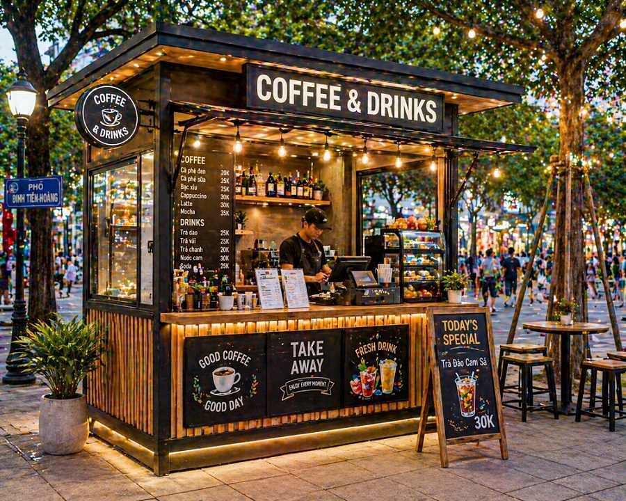 Quầy bán hàng ngoài trời (street kiosk)