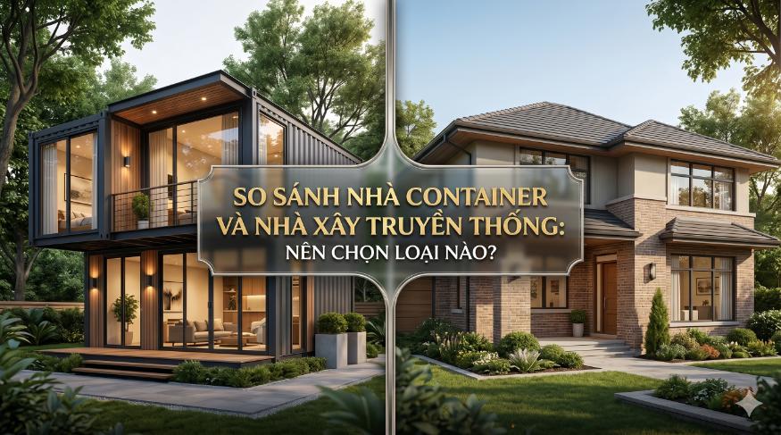 So Sánh Nhà Container Và Nhà Xây Truyền Thống: Nên Chọn Loại Nào?