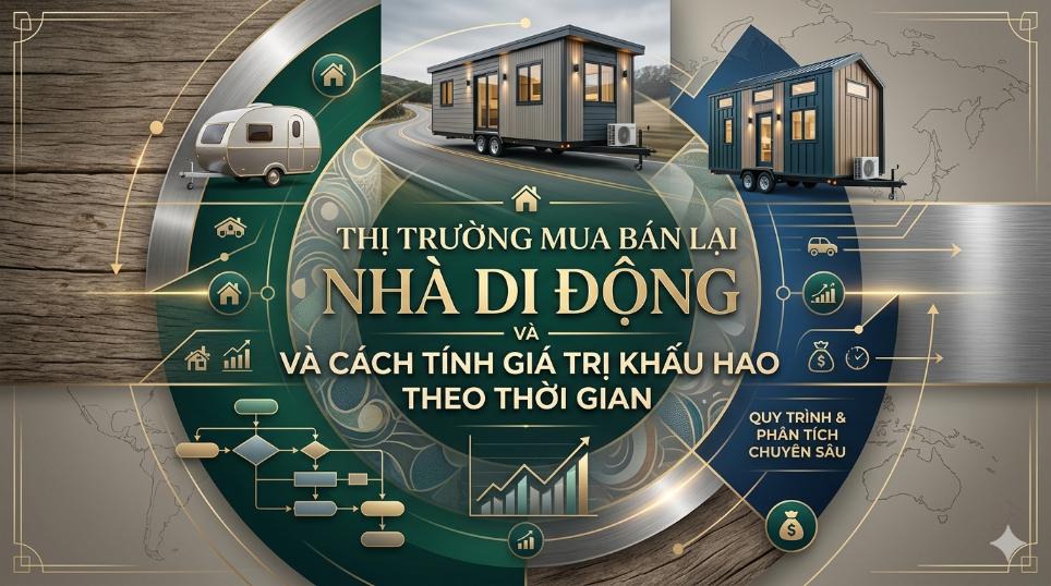 Thị trường mua bán lại nhà di động và cách tính giá trị khấu hao theo thời gian