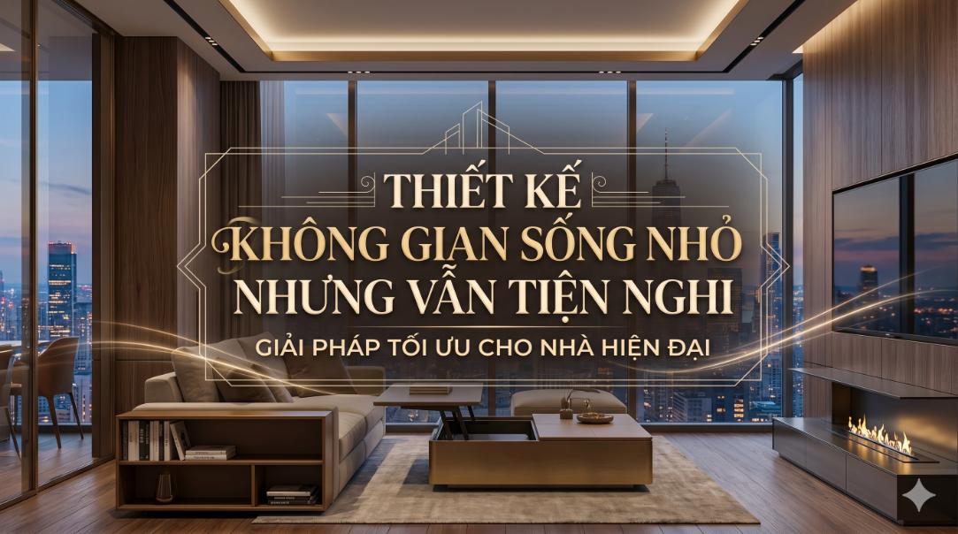 Thiết Kế Không Gian Sống Nhỏ Nhưng Vẫn Tiện Nghi: Giải Pháp Tối Ưu Cho Nhà Hiện Đại