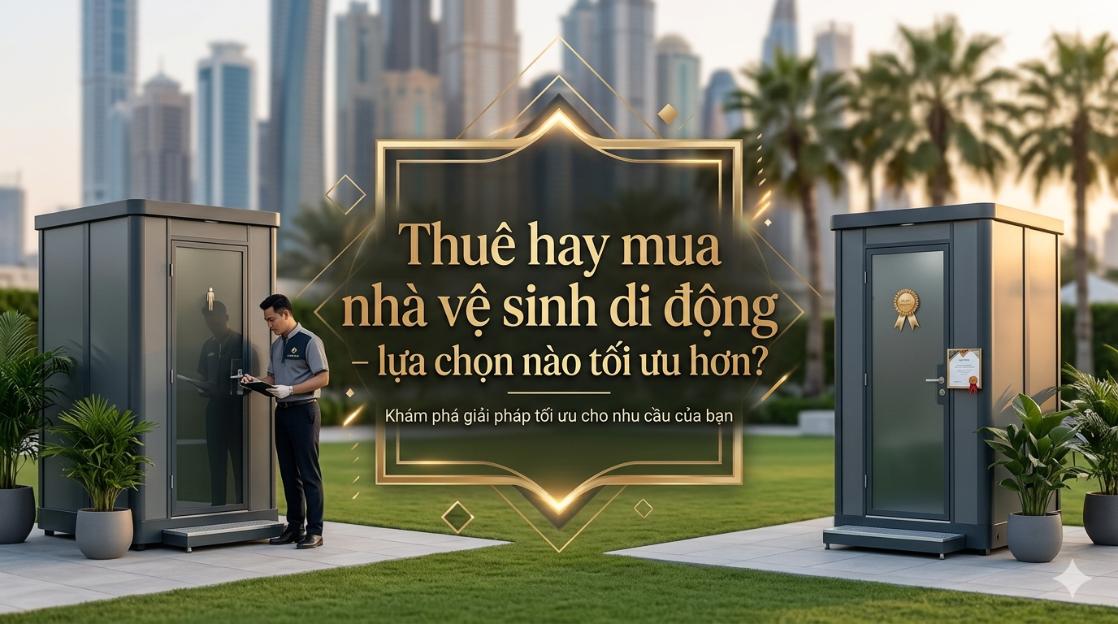 Thuê hay mua nhà vệ sinh di động – lựa chọn nào tối ưu hơn?