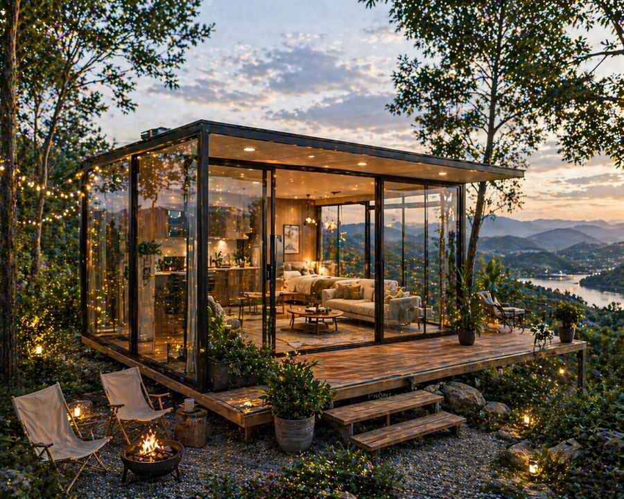 Tiny House kính view