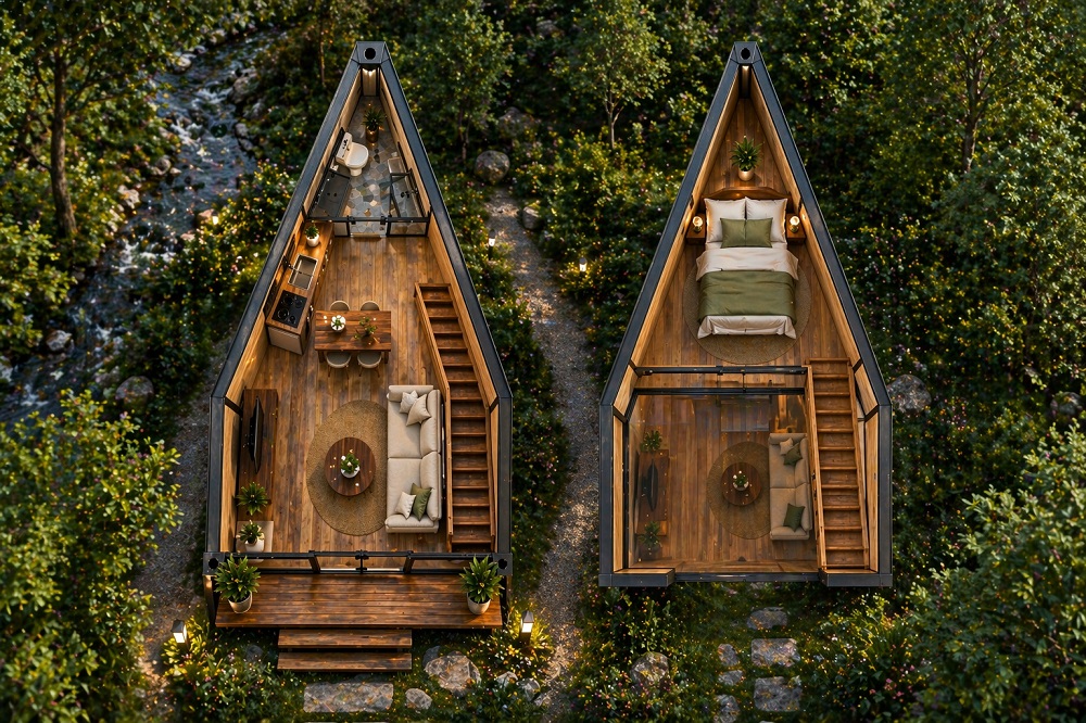 Tiny House mái chữ A