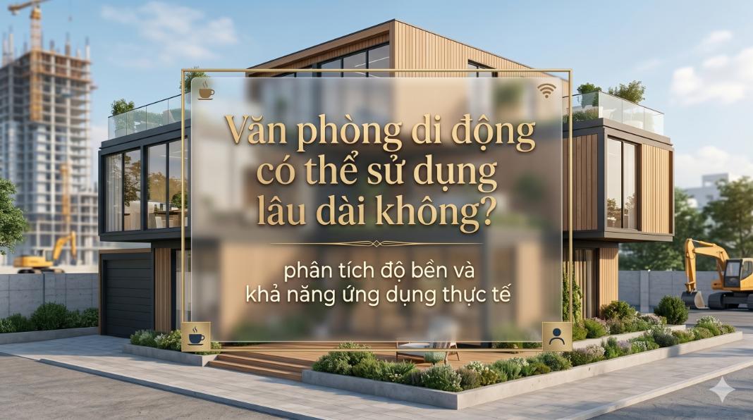 Văn phòng di động có thể sử dụng lâu dài không? phân tích độ bền và khả năng ứng dụng thực tế